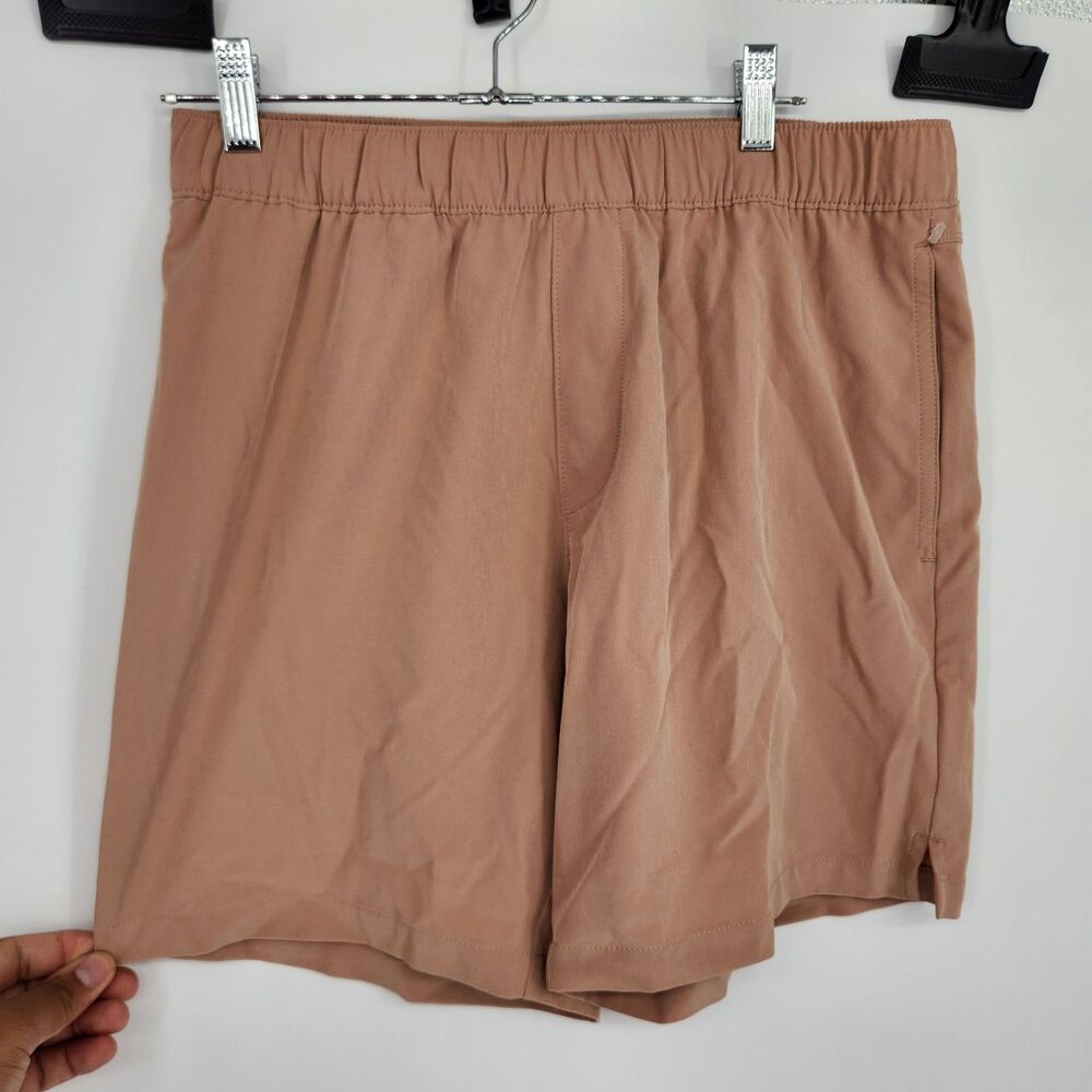 01 Algo Men's Medium Brown Performance Shorts